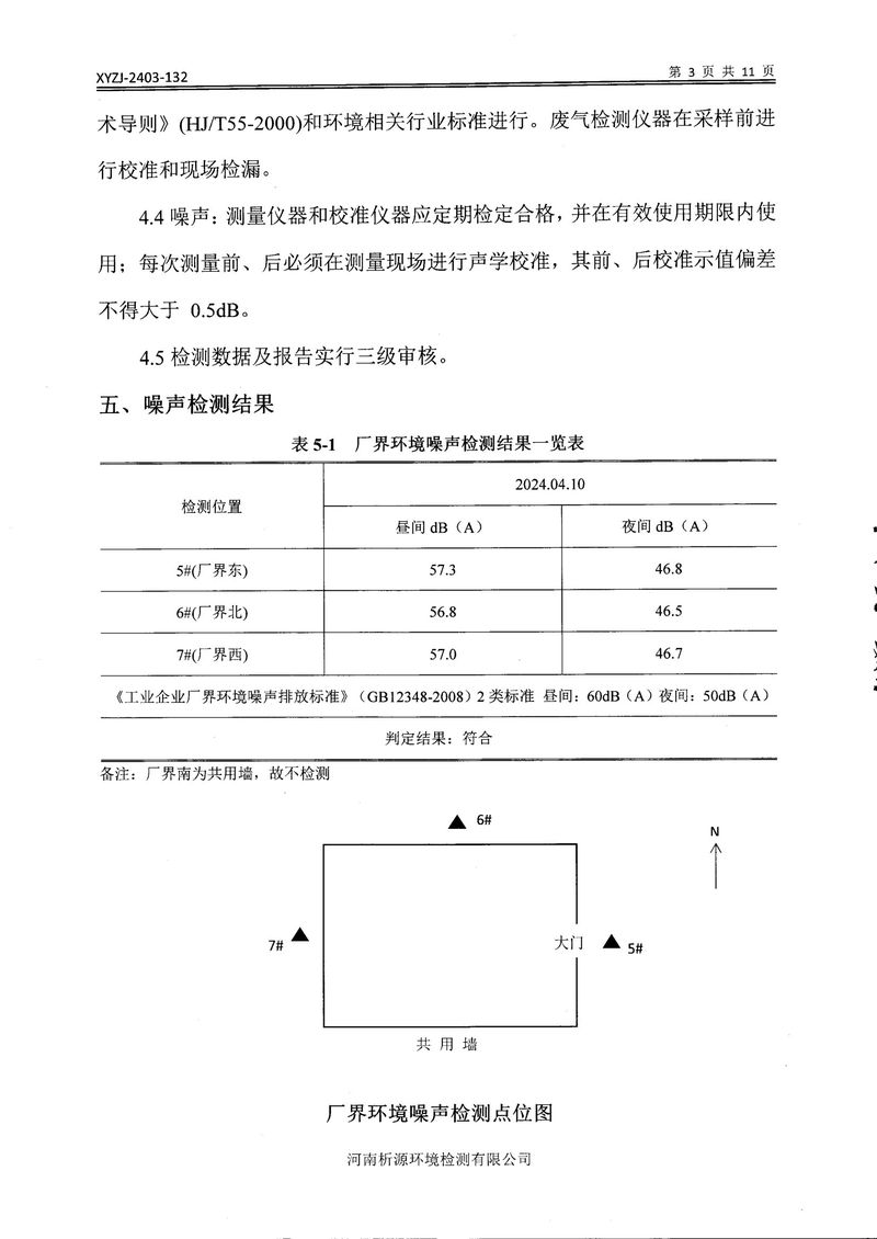 鄉市三鑫科技有限公司2024年自行檢測報告(1)-05